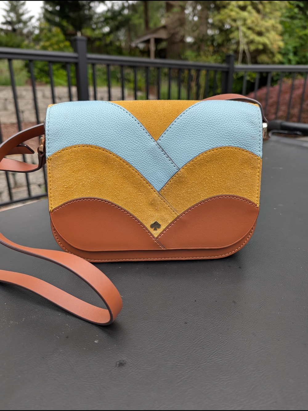 Kate Spade Nadine Patchwork Medium Flap Bag - Picture 2 of 6